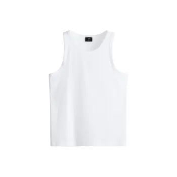 H&M Tank Tops Men White