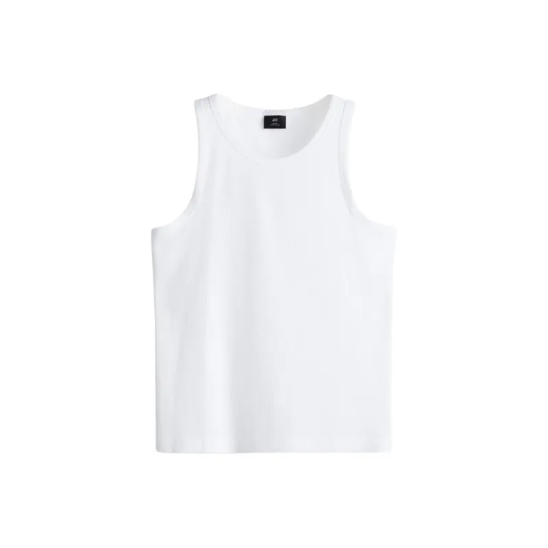 H&M Tank Tops Men White-0