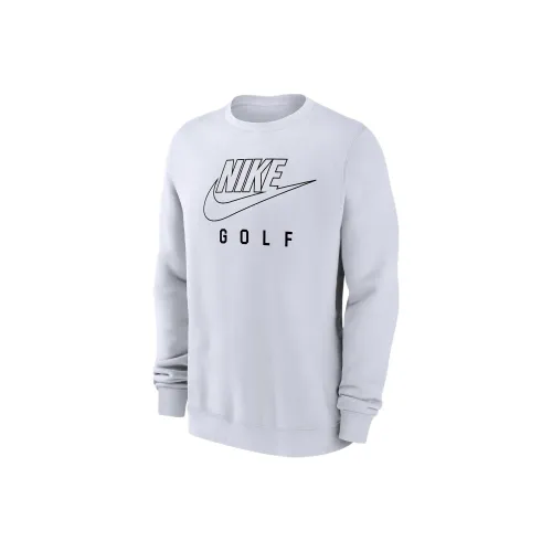 Nike Swoosh Club Fleece Men's Golf Pullover Crew Neck Sweatshirt