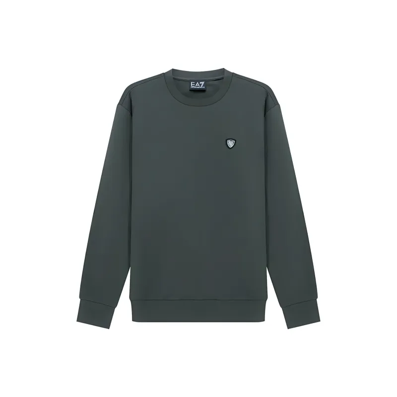 EMPORIO ARMANI EA7 Sweatshirts Men Dark Green-0