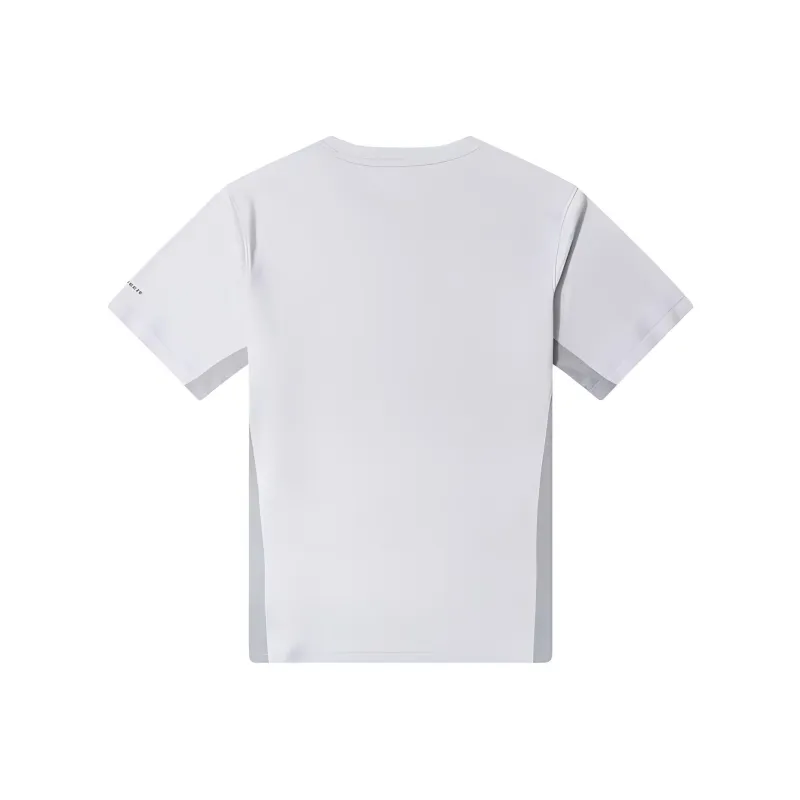Columbia Crew Neck Fitted Straight Short-Sleeved T-Shirt Men's White-1