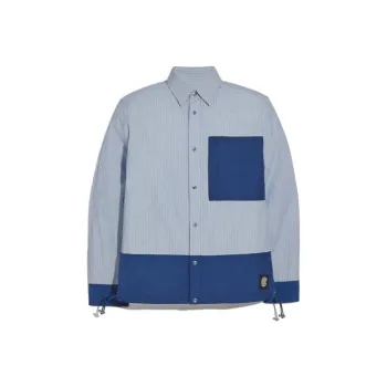 COACH Jackets Men Light Blue
