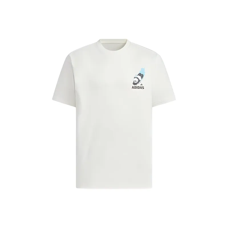 Adidas SS25 T Shirt Men's Jade White-0