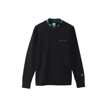 Champion Stand Collar Regular Sweatshirt Unisex Black