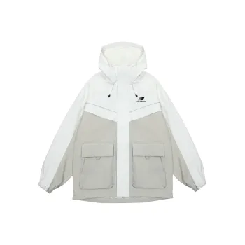 New Balance Windproof Woven Hooded Jacket Khaki