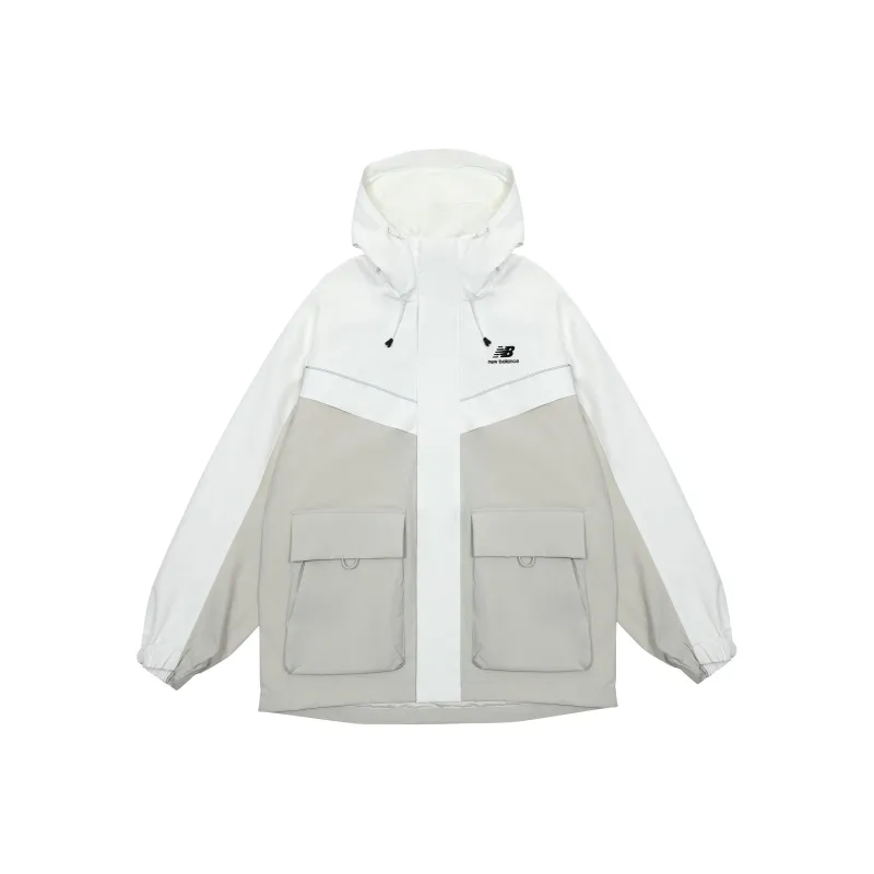 New Balance Windproof Woven Hooded Jacket Khaki-0