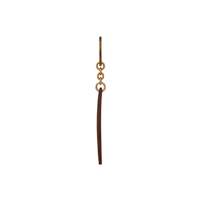 SAINT LAURENT Keychains Men Dark Brown-2