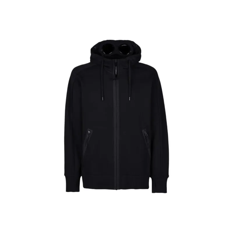 C.P.Company Goggles detail Zip up Hoodie-0