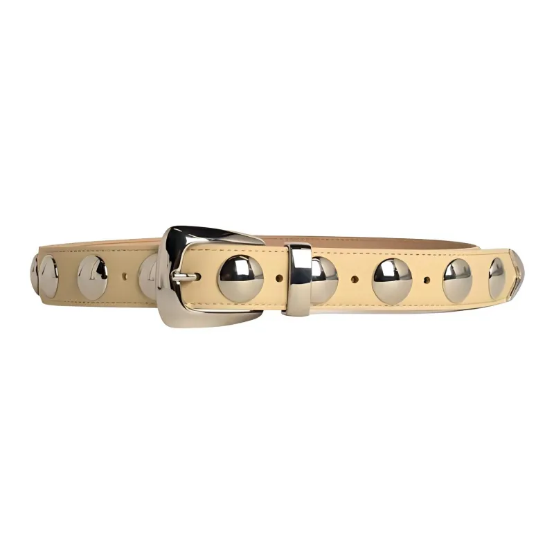 KHAITE Benny Embellished Buckled Belt-0