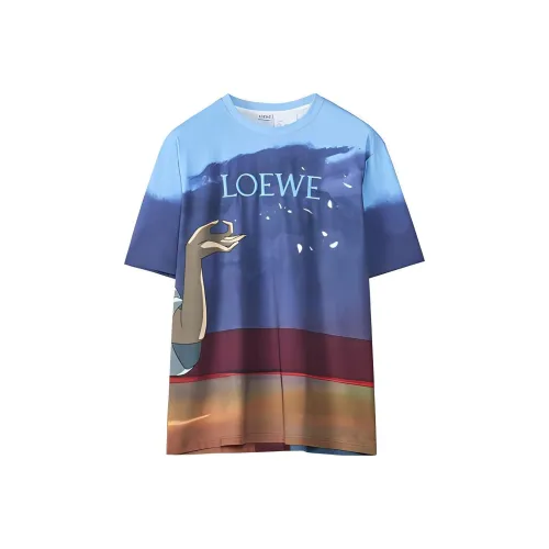 LOEWE Spirited Away T-Shirts Men Blue