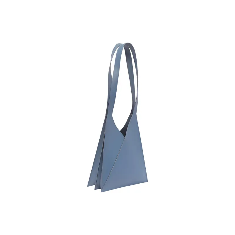 MM6 Maison Margiela Cow Leather Handbag, Shoulder Bag Women's Blue-1