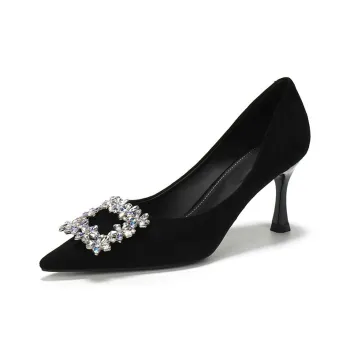 Feo Dvke Slim Heel High Heels Women's Black Gift Box Set