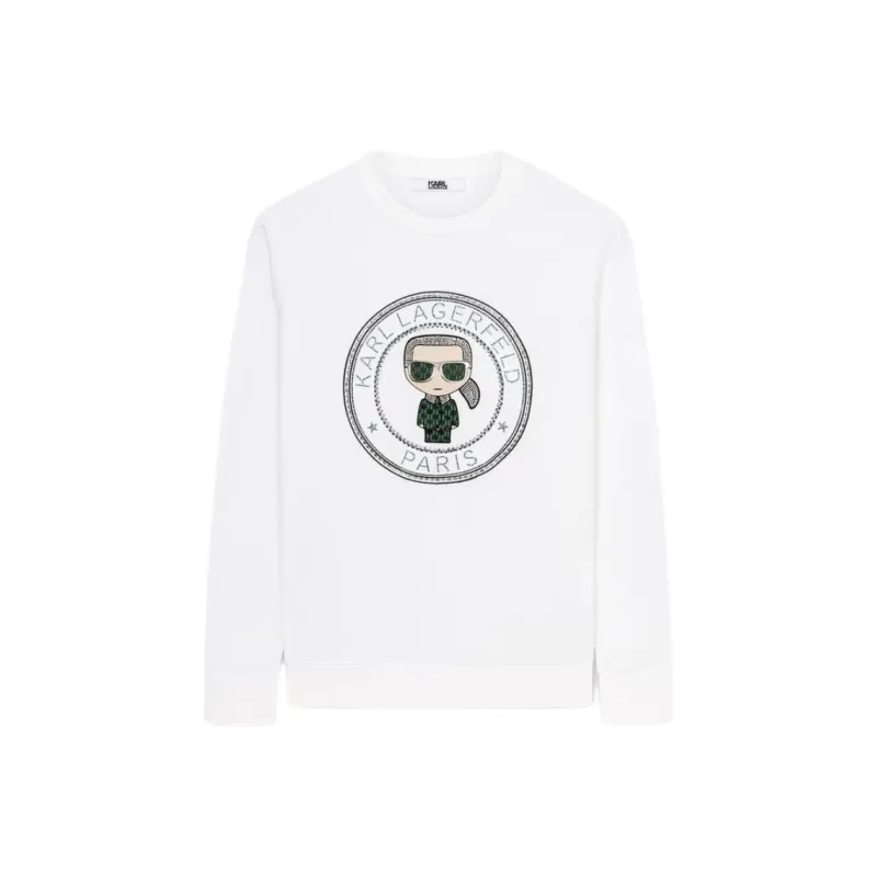 KARL LAGERFELD FW23 Sweatshirt Men's Raw White-0