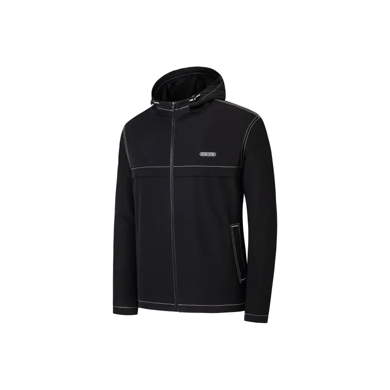Erke Jackets Men Jet Black-0
