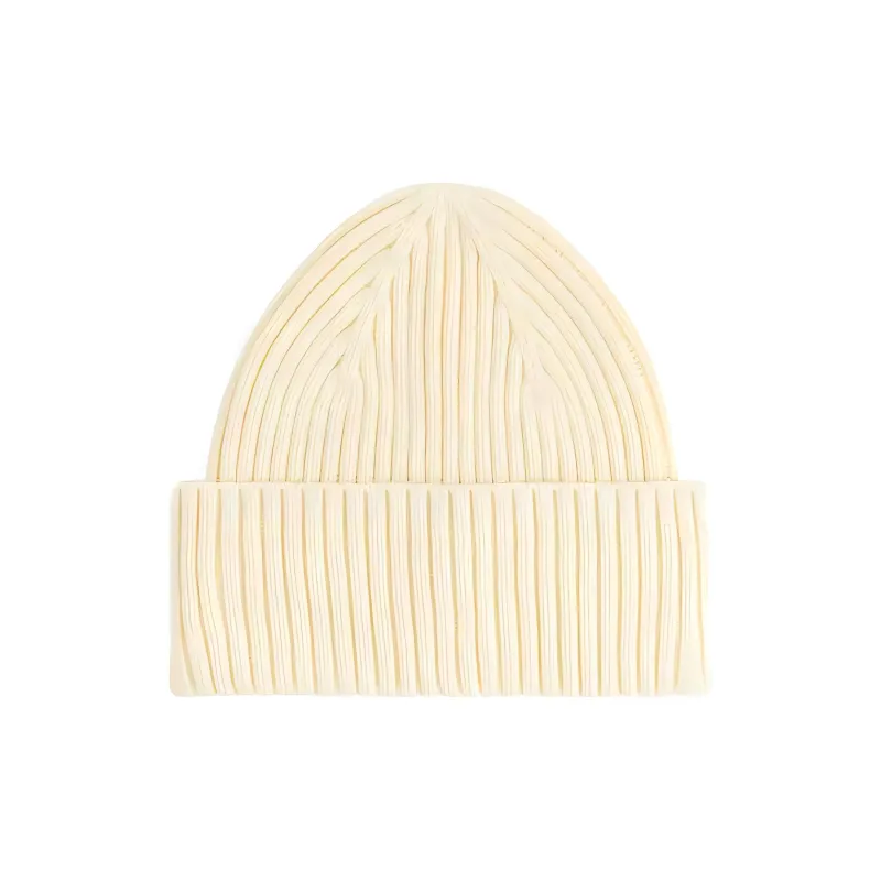 ARKET Cotton Beanies Women's Light Yellow-0