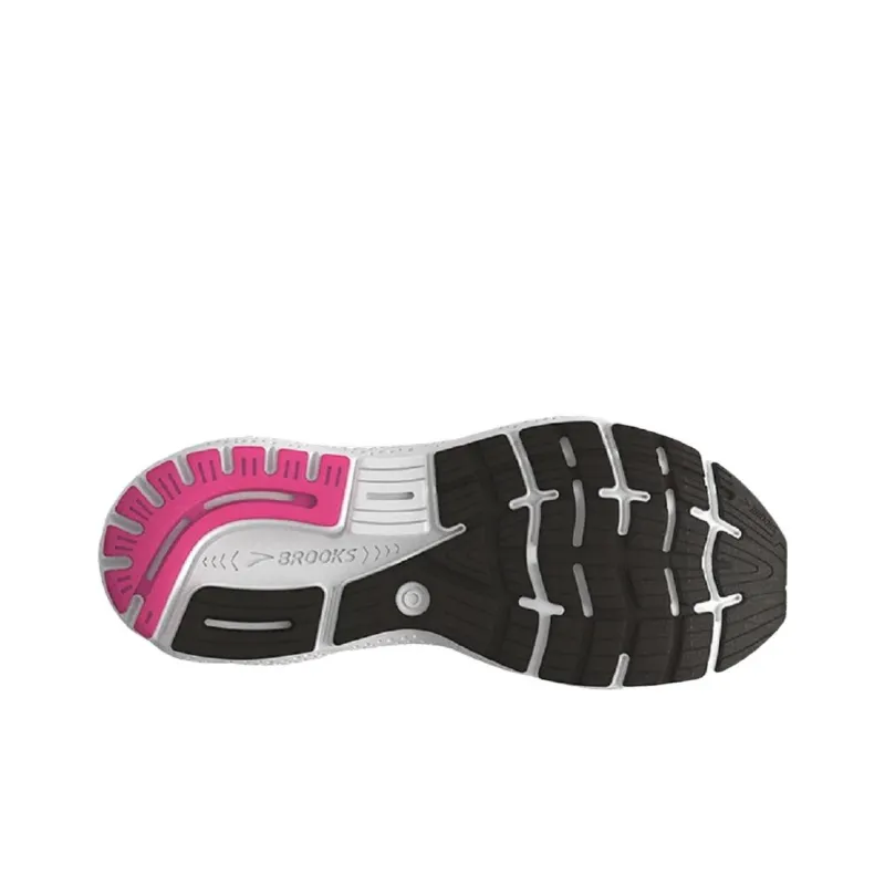 Brooks Ghost 16 Breathable Support Low Top Running Shoes Women's Black Pink-3
