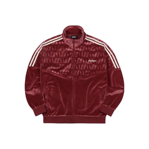 Nerdy Jackets Unisex Red Brown