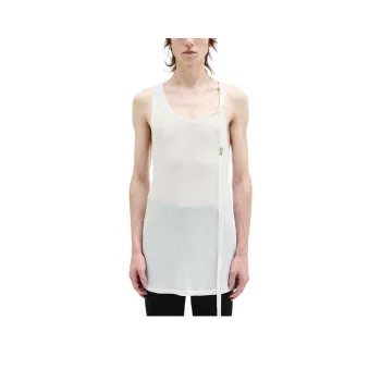 Ann Demeulemeester SS25 Tank Top Men's White