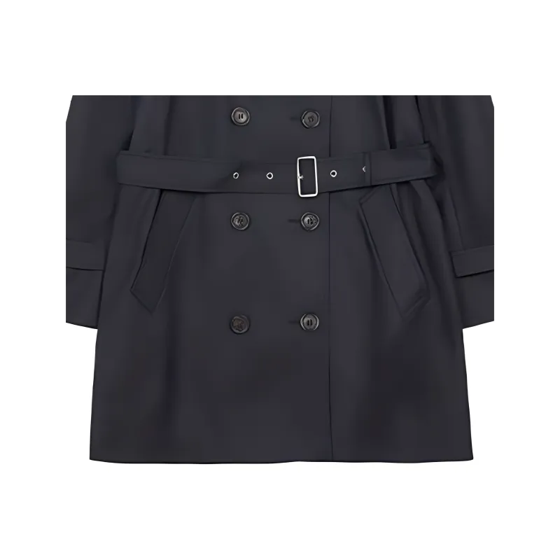 COACH FW22 Trench Coat Women's Black-3