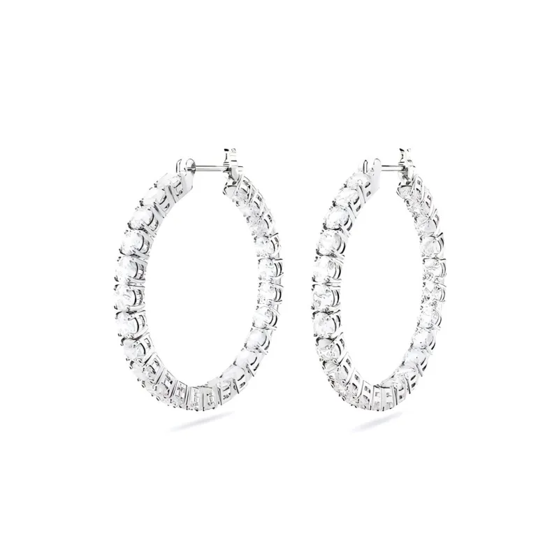 Swarovski Matrix Hoop Earring-2