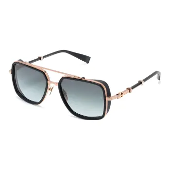BALMAIN Bps 108E Square frame Logo engraved Sunglasses