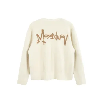MOONWAV Knitted Fabric Cardigan Unisex