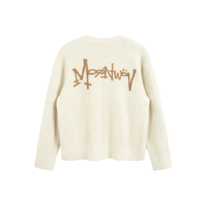 MOONWAV Knitted Fabric Cardigan Unisex-0