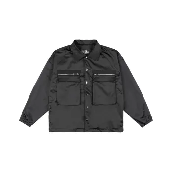 XINYINSU Jacket Spring And Autumn Unisex Black