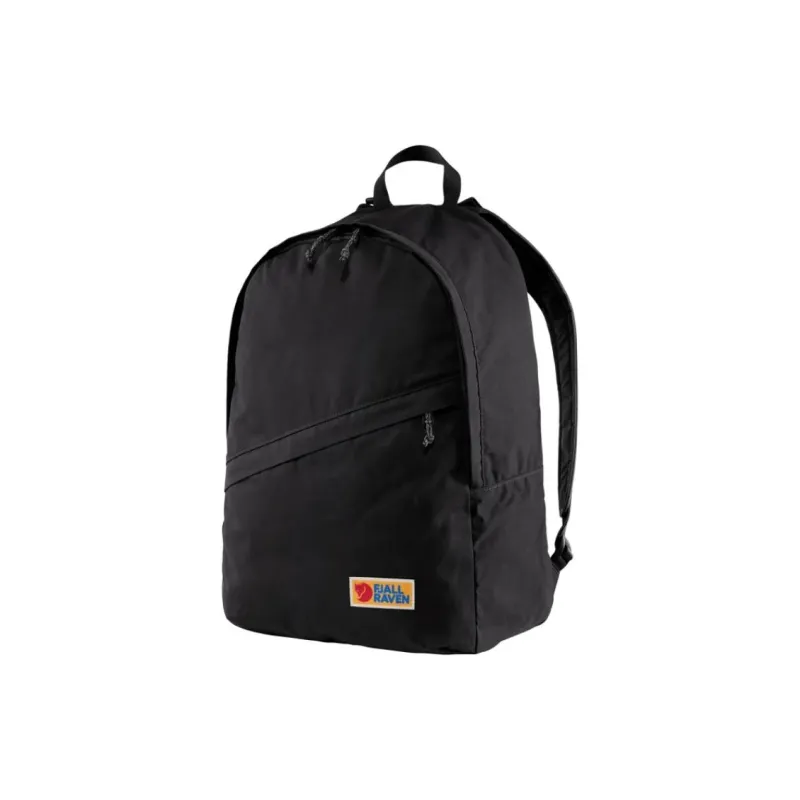 Fjallraven Recycled Polyester Backpack Unisex Black-1