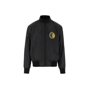 VERSACE JEANS COUTURE Chest Logo print Bomber Jacket