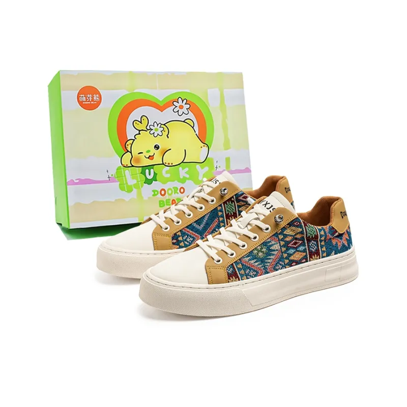 Budding Bear Slip Resistant, Abrasion Resistant, Lightweight Low Top Skateboard Shoes Men's-8