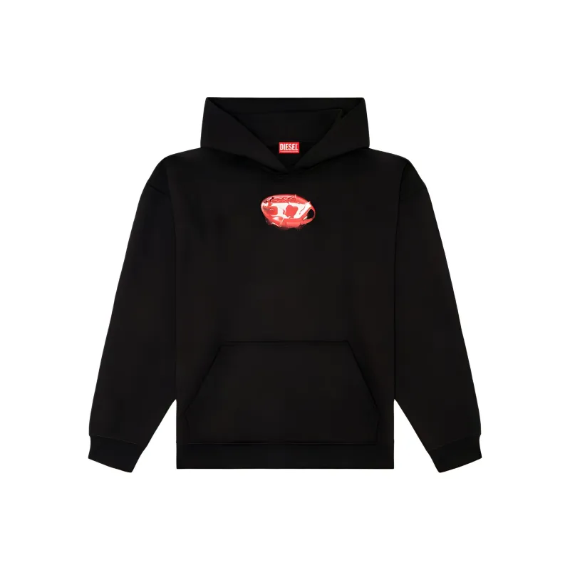 DIESEL S Boxt Hood K3 Water Effect Hoodie-0
