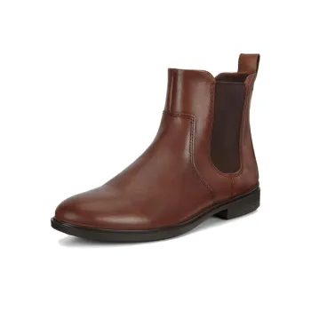 Ecco Short Chelsea Boots Women's Brown