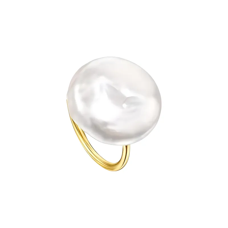 TAOSIXIONG 925 Sterling Silver Rings Women's Gold-1