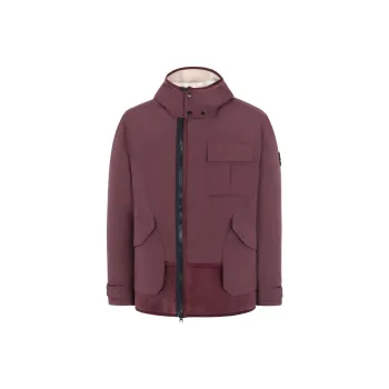 STONE ISLAND Jackets Men Burgundy