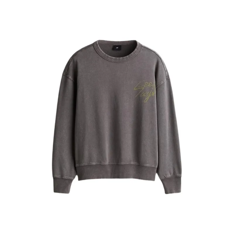 H&M Sweatshirt Men's Dark Beige-0