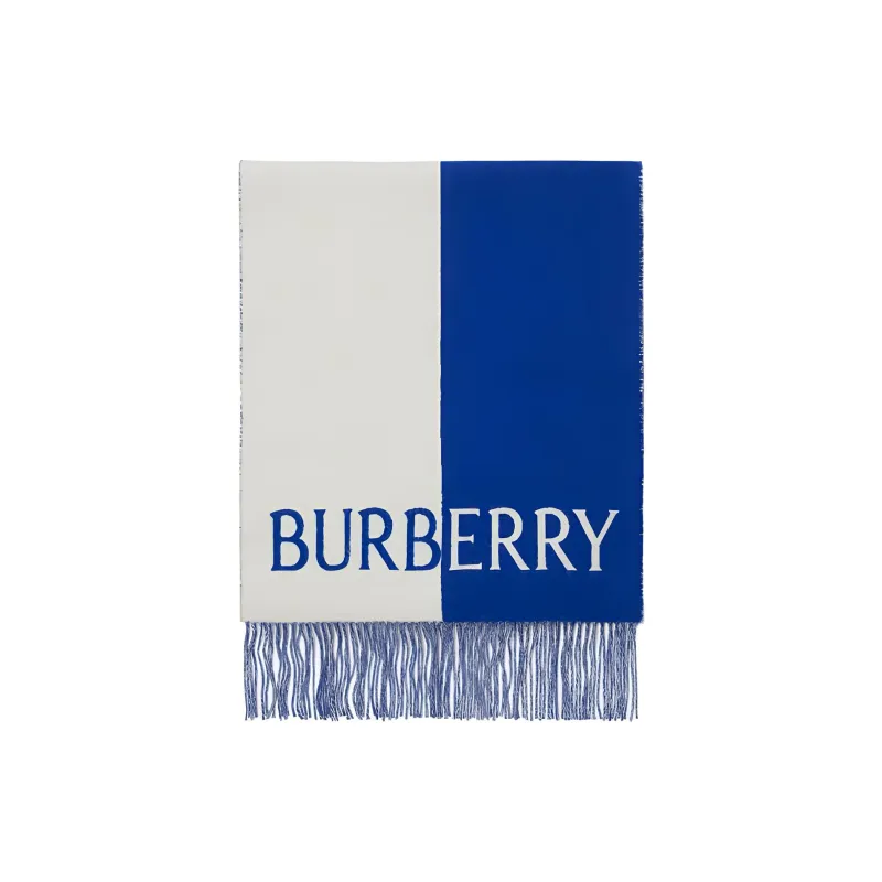 Burberry Equestrian Knight Wool-blend Scarf-1