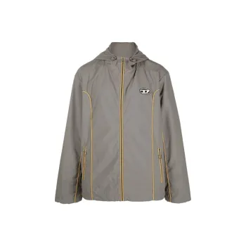 DIESEL Jackets Men Gray
