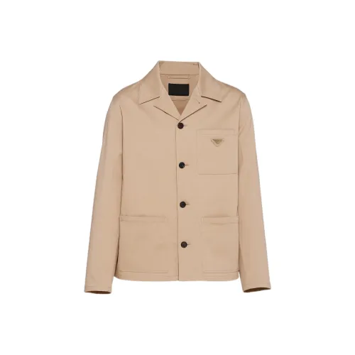 PRADA Jackets Men Khaki