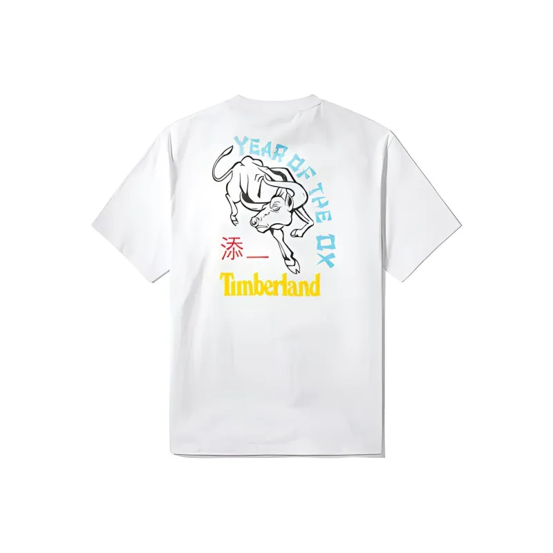 Timberland T Shirts Men White-0