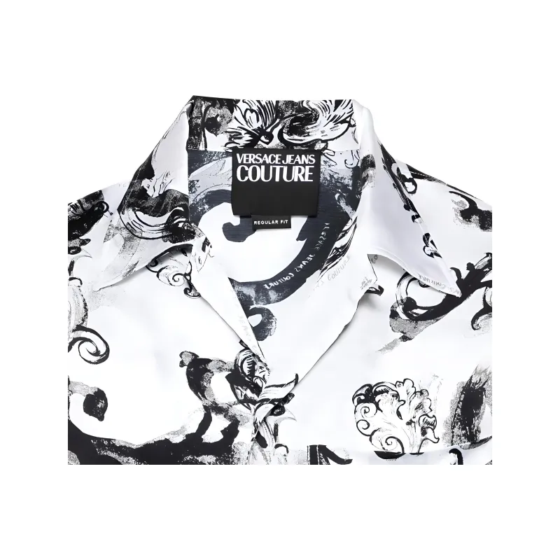 VERSACE JEANS COUTURE Barocco print Short sleeve Shirt-5