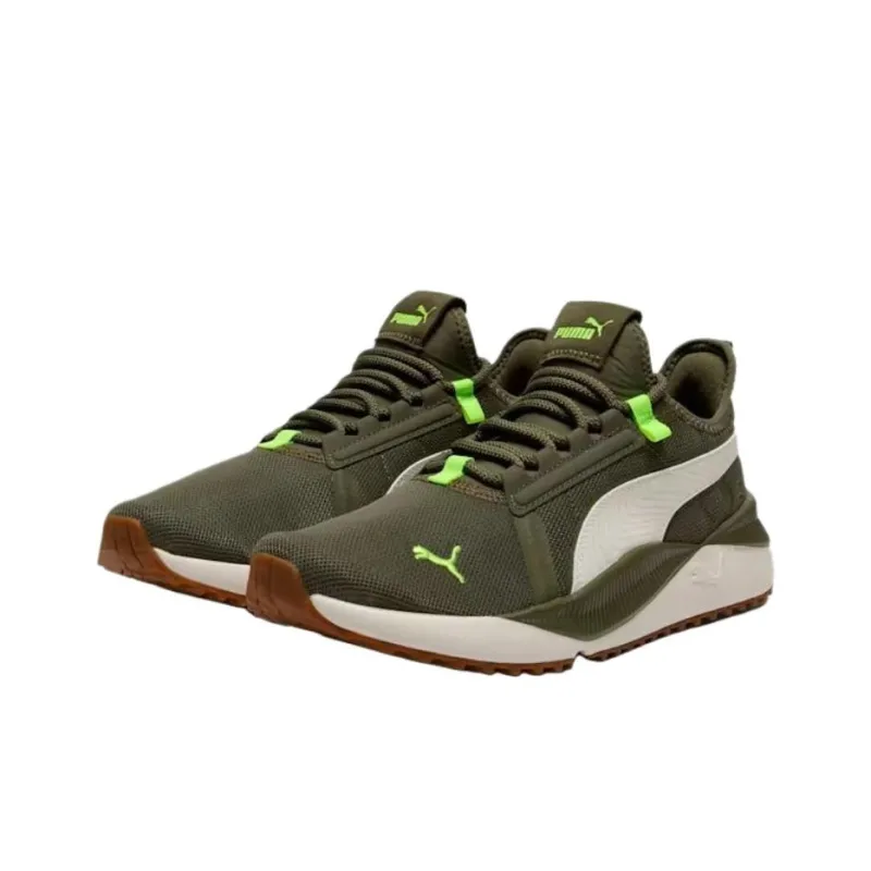 PUMA Pacer Future Street Plus Anti Slip Wear Resistant Low Top Casual Running Shoes Men's Green-2