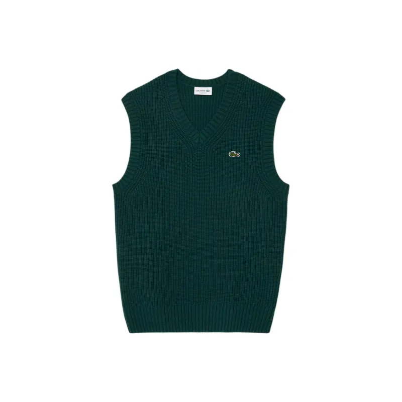 LACOSTE Tank Tops Men's Medium Pea Green-0