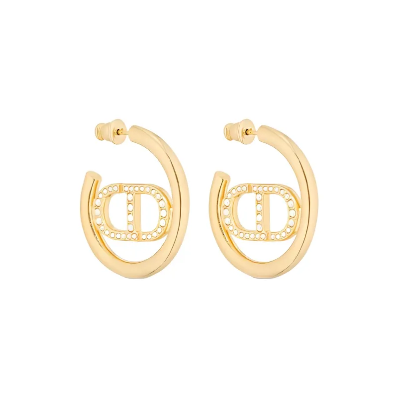 DIOR Metal, Resin Earrings Women's Gold-0