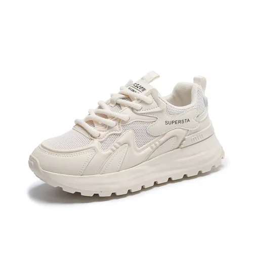 SUPEREDGE Breathable Lightweight Rebound Low Top Casual Shoes Women's