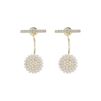 WAW Real Gold Plating Earrings Women's