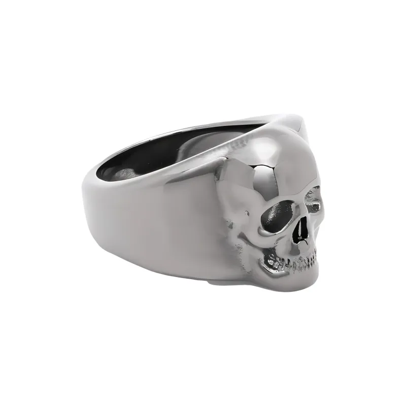 Alexander McQueen Rings Men Silver Black-3