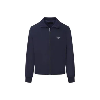 PRADA Triangle logo Zip up Jacket
