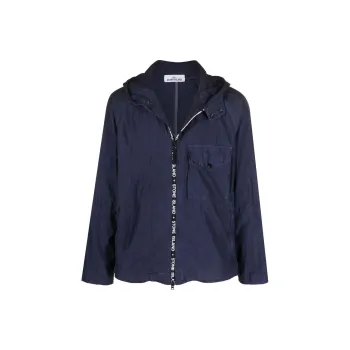 STONE ISLAND Logo Zipped Jacket
