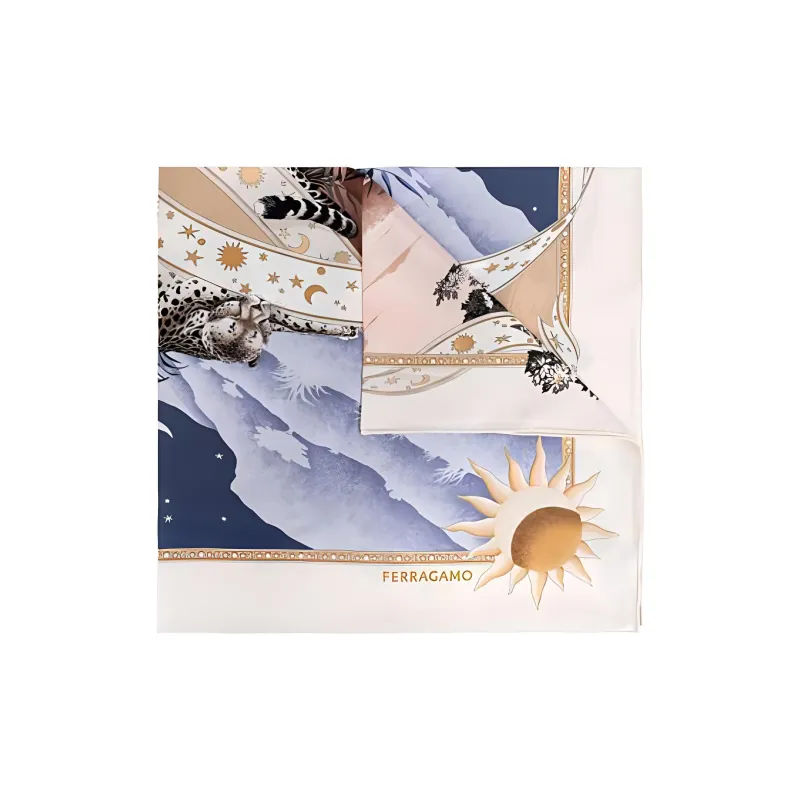 Ferragamo Pattern Printed Scarf-1